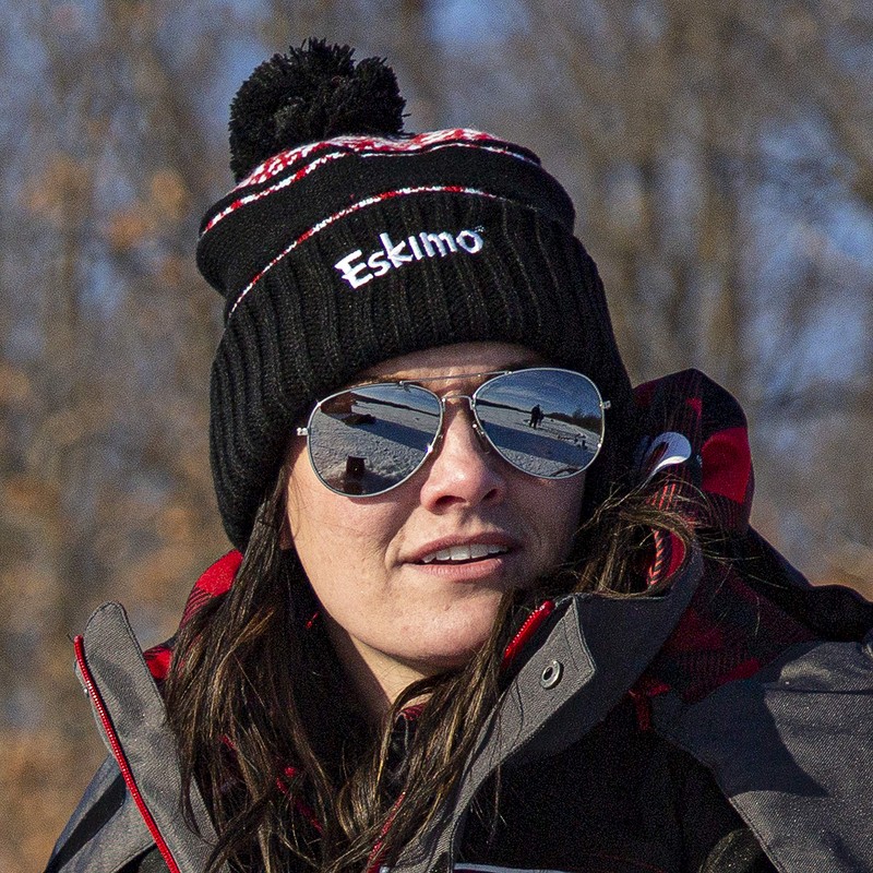 Eskimo Nordic Knit Hat, Black, One Size