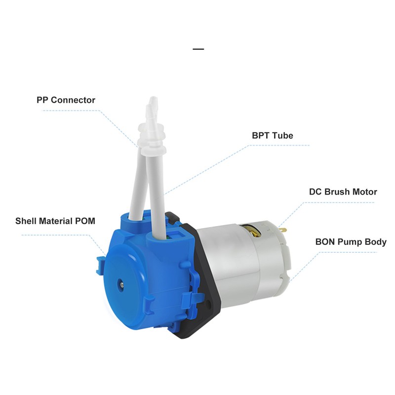 Mini Peristaltic Pump Small Liquid Dosing Pump for Aquarium Laboratory