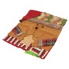 Xmas Dinner Chair Back Covers Easy To Install Soft Anti