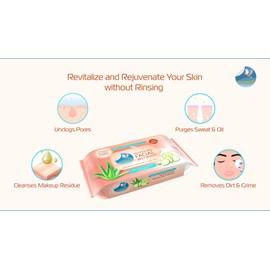 Glider Face Wipes Enriched with Aloe Vera , Cucumber & Vitamin E | All Types Skin Friendly & pH Balanced | Alcohol & Paraben Free | Moisturizes , Refreshes & Soothes Skin | 25 Wipes (Pack of 3) 75 Wipes