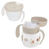 Richell Tri Cup Drinking Master Set, Beige, 1 Piece, From