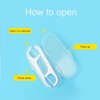 Floss Picks 2 Travel Case,2X The Clean No Break Dental