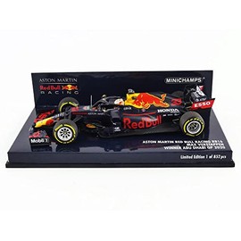 Minichamps 410201733 1:43 Aston Martin Red Bull Racing RB16-Max Verstappen-Winner Abu Dhabi GP 2020 Collectible Miniature Car, Multicoloured