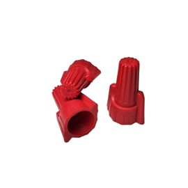 Generic 500 PCS. Screw ON Winged Wire Connector, RED P13 8-18 AWG, Twist-ON NUT Fast Supply