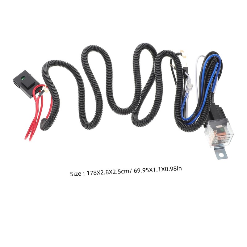 Alipis 1 Set Horn Wiring Harness Kit Reliable Pin Dual