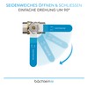 Bächlein Universal Ball Valve - Brass Ball Valve with Lever