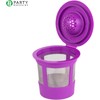 PARTY BARGAINS Reusable Coffee Filter Cups 4-Pack for 2.0 Brewers