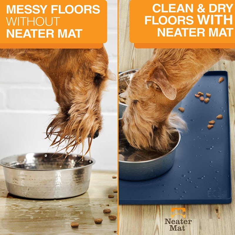 Neater Pet Brands Neater Mat - Waterproof Silicone Pet Bowls
