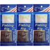 Fishing Rigs Saltwater Fishing Bait Rigs,12 Packs Real Fish Skin