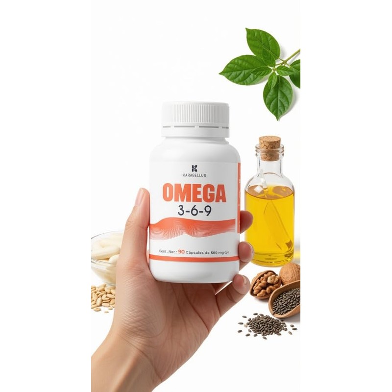 Omega 3-6-9, 90 Cápsulas por Frasco