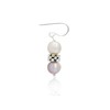 Anthony Vincent Regalo Moda Collar y Aretes Blanco Rosa Salmon.