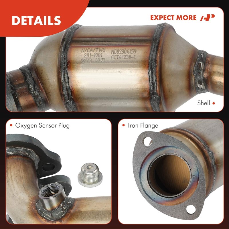 A-Premium Front Catalytic Converter Kit Direct-Fit Compatible with Toyota Highlander