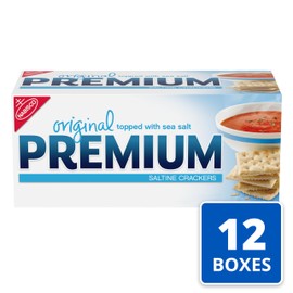Premium Original Saltine Crackers, Lunch Snacks, Bulk Snacks, 12-16 oz Boxes