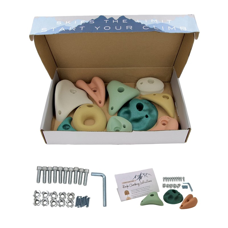 Everett & Avery Co. Premium Rock Climbing Holds - Rock