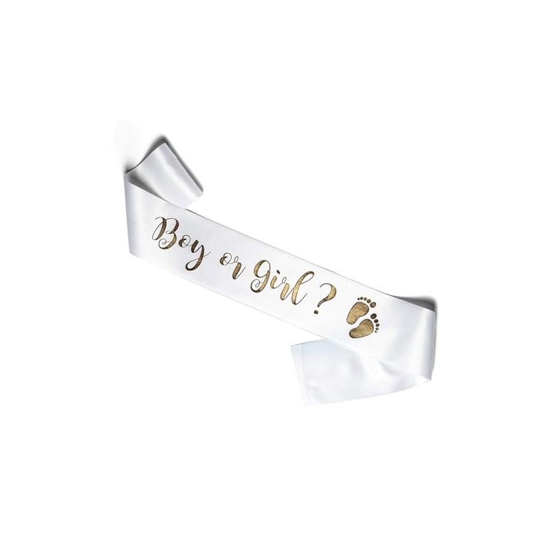 Happium Sash - Boy or Girl for Gender Reveal Baby