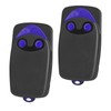 2PCS Garage Door Opener Hand Transmitter Compatible with Nice FLO2