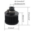 12mm Air Filter Cold Air Intake Filter Breather Turbo Vent