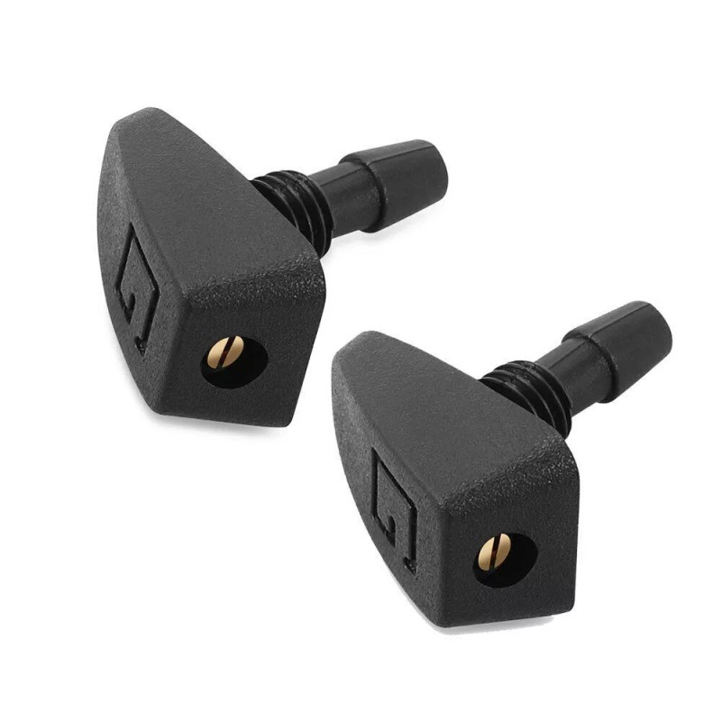 My-carlight 2Pcs Car Windscreen Water Spray Jets Washer Nozzles Adjustable