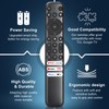 for TCL-Google-TV-Remote-Control Replacement,RC813 Compatible with TCL QM8/QM7/Q7/Q6/Q5/S5/S4/S3 4K UHD HDR