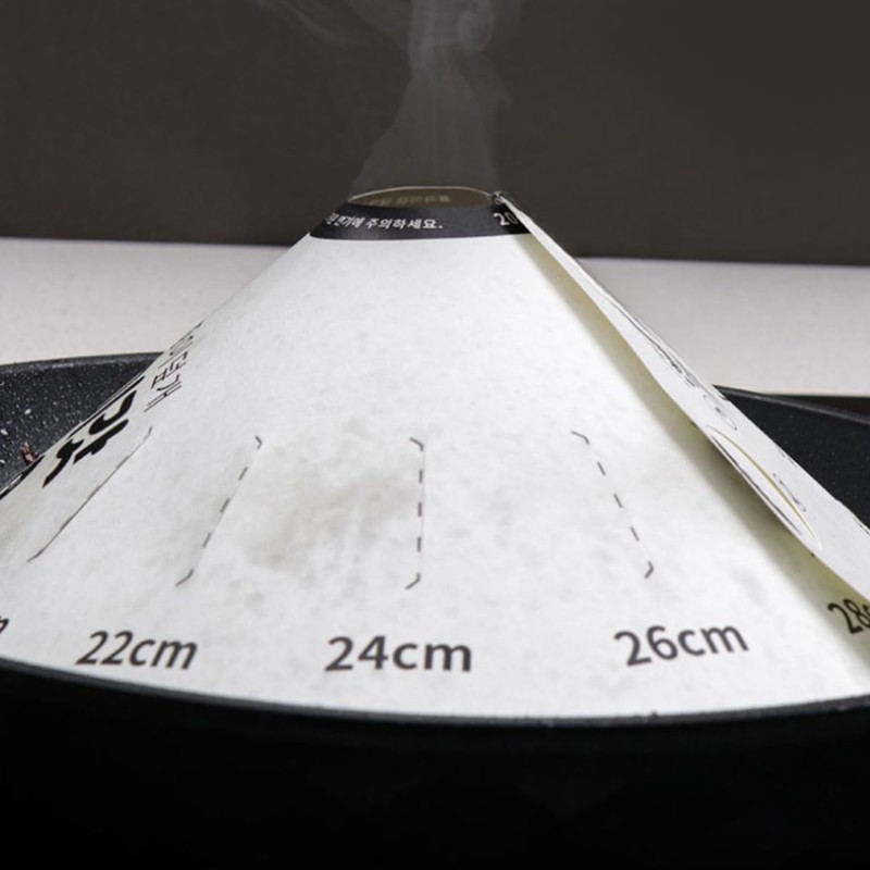 Nineware 20pc Kitchen Essential Disposable Pulp Frying Cap, Grease Splatter