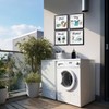 Artmyharbor 4 Pieces Wash Dry Fold Repeat Laundry Wall Art
