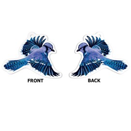 WIRESTER Acrylic Hanging Ornament for Christmas Tree Holidays, Party, Car, Home, Office Decoration, Ready to Hang Ornament, Unique Xmas Gift Idea for Bird Lover - Blue Jay Bird (S1)