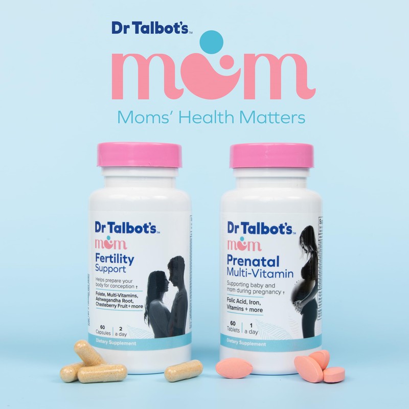 Dr. Talbot's Mom Prenatal Multi-Vitamin Daily Supplement - Folic Acid,