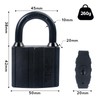 Padlock with Key, Weatherproof Lock Padlocks for Sheds, Containers, Warehouses,