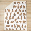 Capybaras Fuzzy Flannel Fleece Throw Blanket 40"x50" - Cute Animal