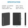 Carcasa Disco Duro Externo Case Adaptador Ssd Sata Usb 3.0