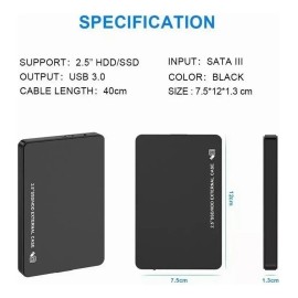 Carcasa Disco Duro Externo Case Adaptador Ssd Sata Usb 3.0
