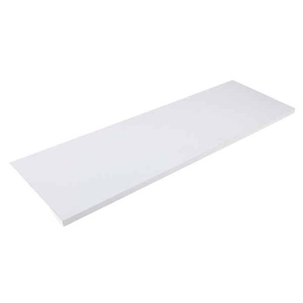 SSWBasics Laminated White Melamine Shelf - 36”L x 12”W