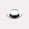 Polished Chrome Pop Up Sink Drain with Overflow, Bathroom Faucet
