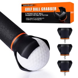 3-Prong Golf Ball Grabber for End of Putter, 3PCS / 5PCS Premium Golf Ball Retriever for Putter,Golf Ball Picker Upper for Quick Installation