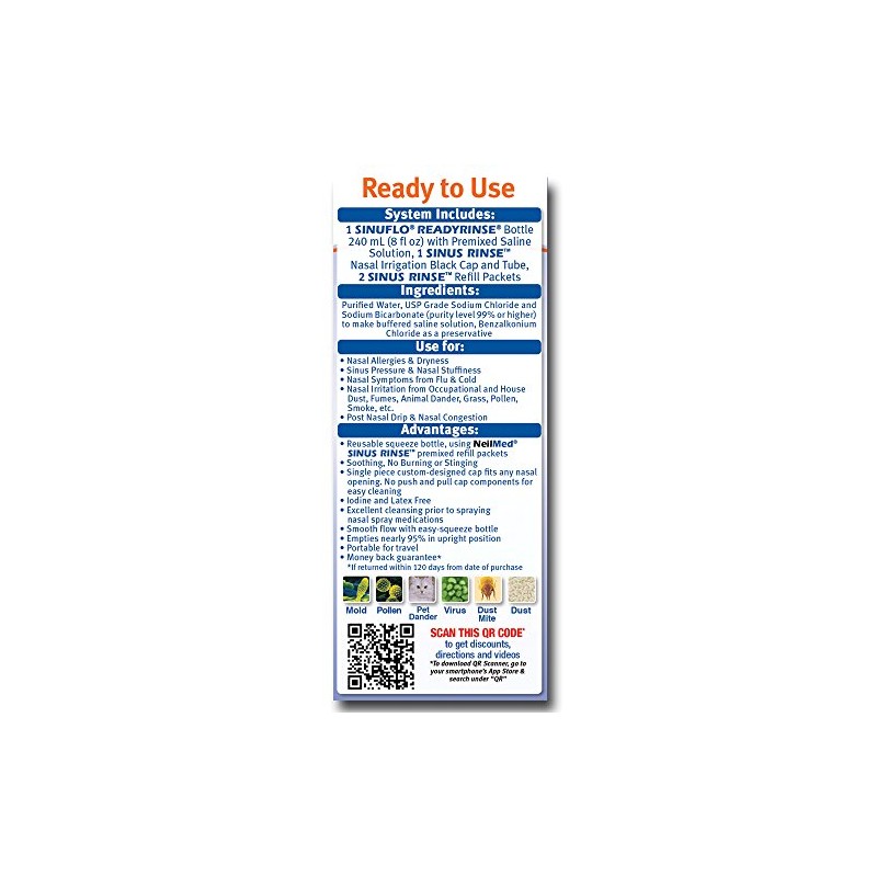 Neil Med SinuFlo Ready Rinse, 8 fl oz