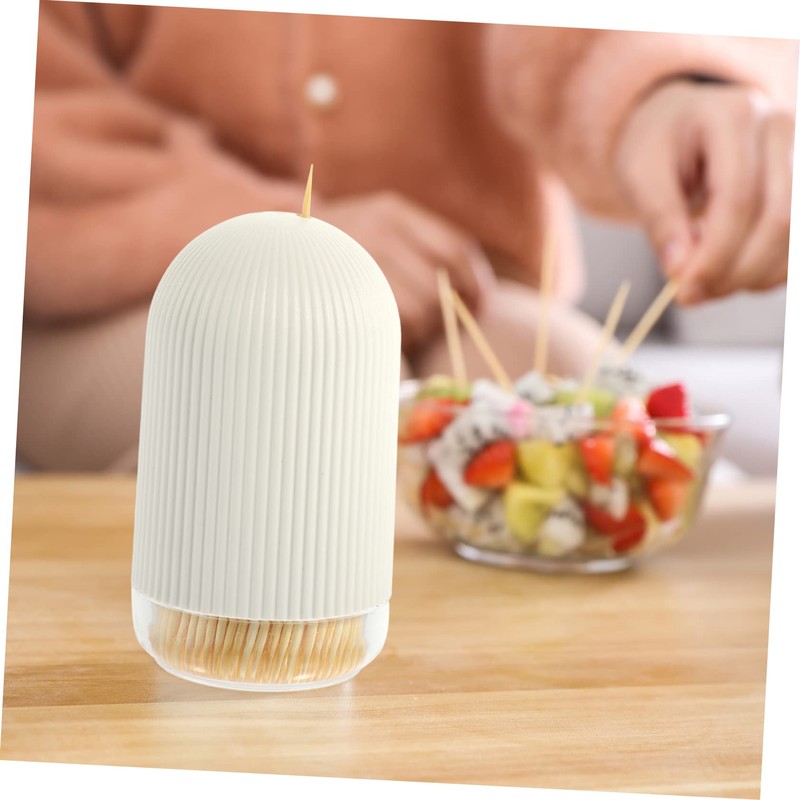 ORFOFE 1 Set Double Headed Toothpick with Convenient Box Light