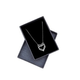 Sofia Milani - Women's Necklace 925 Silver - with Zirconia Stones - Heart Pendant - 50326