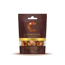 Cambrook Caramelised Cashews 45g (Pack of 12)