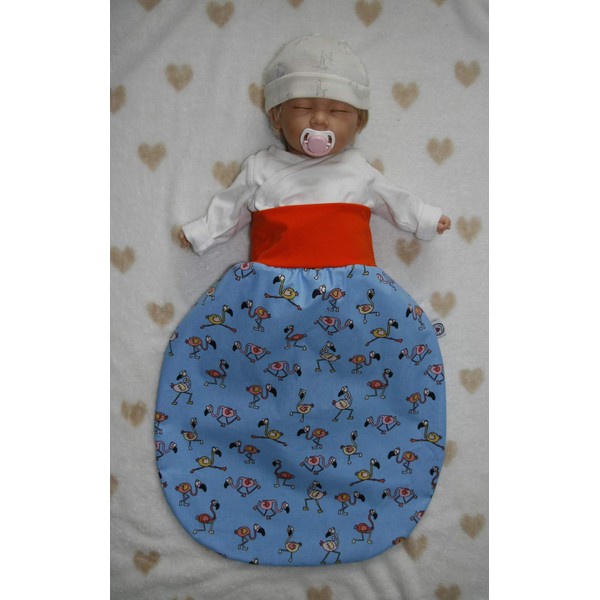 Sleeping Bag Funny Flamingos (0-6 Months)