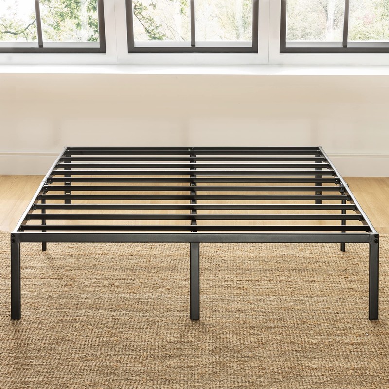 Best Price Mattress 14 Inch Metal Platform Beds w/ Heavy