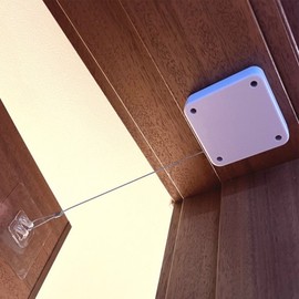 Automatic Room Door Closing Wire Door Closer Black