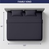 SGI bedding 120"x 80" 4 Pc Family King Size Sheet