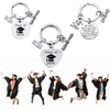 KEELYY Graduation Keyring, Graduation Keyring, Stainless Steel, Graduation Gift, 2024