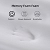 SUQ I OME Slim Sleeper-Ultra Thin Memory Foam Pillow for
