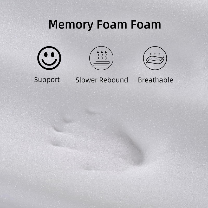 SUQ I OME Slim Sleeper-Ultra Thin Memory Foam Pillow for
