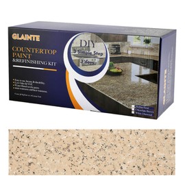GLAINTE Granite Countertop Paint Kit - Sand Counter Top Refinishing Kit for Kitchen Bathroom