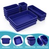 16 PCS Drawer Organizer Set, 4 Size Makeup Drawer Divider