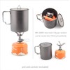 BRS Stove BRS 3000T Stove Titanium Ultralight Backpacking Stove Portable