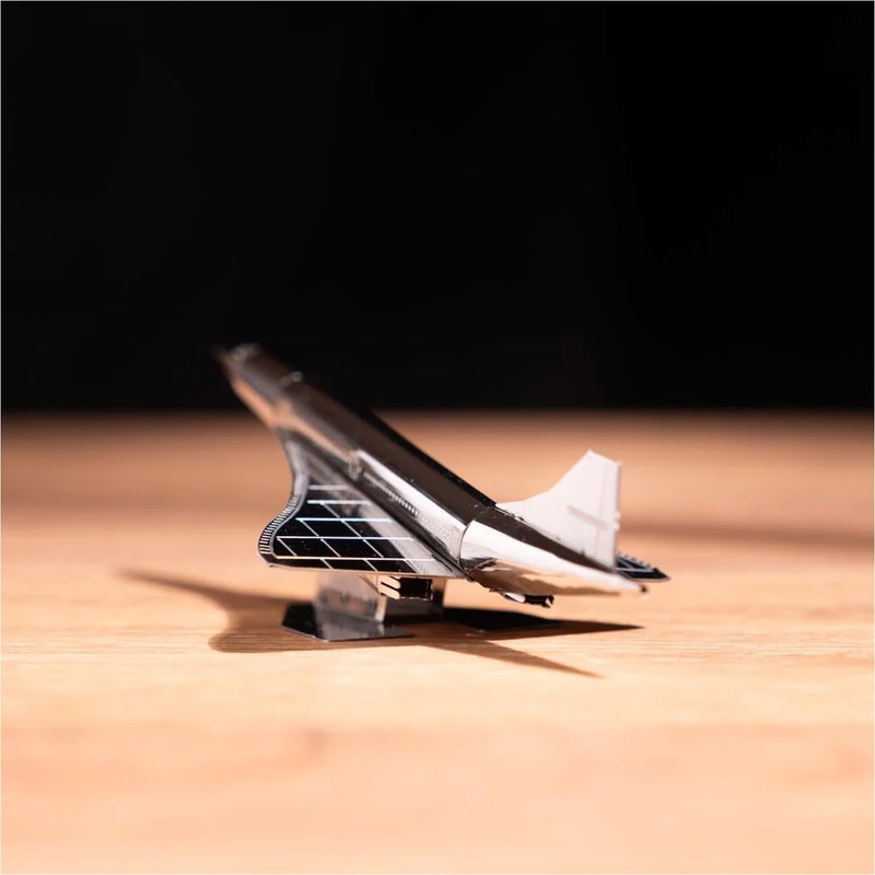 Metal-Time Supersonic Legend Metal Concord Model Cargo Aircraft Assemble Model