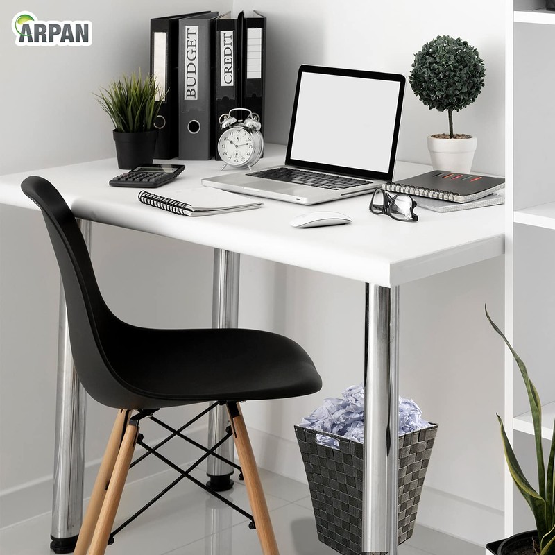 ARPAN Waste Paper Bin Grey Nylon Plastic Strong Square Storage
